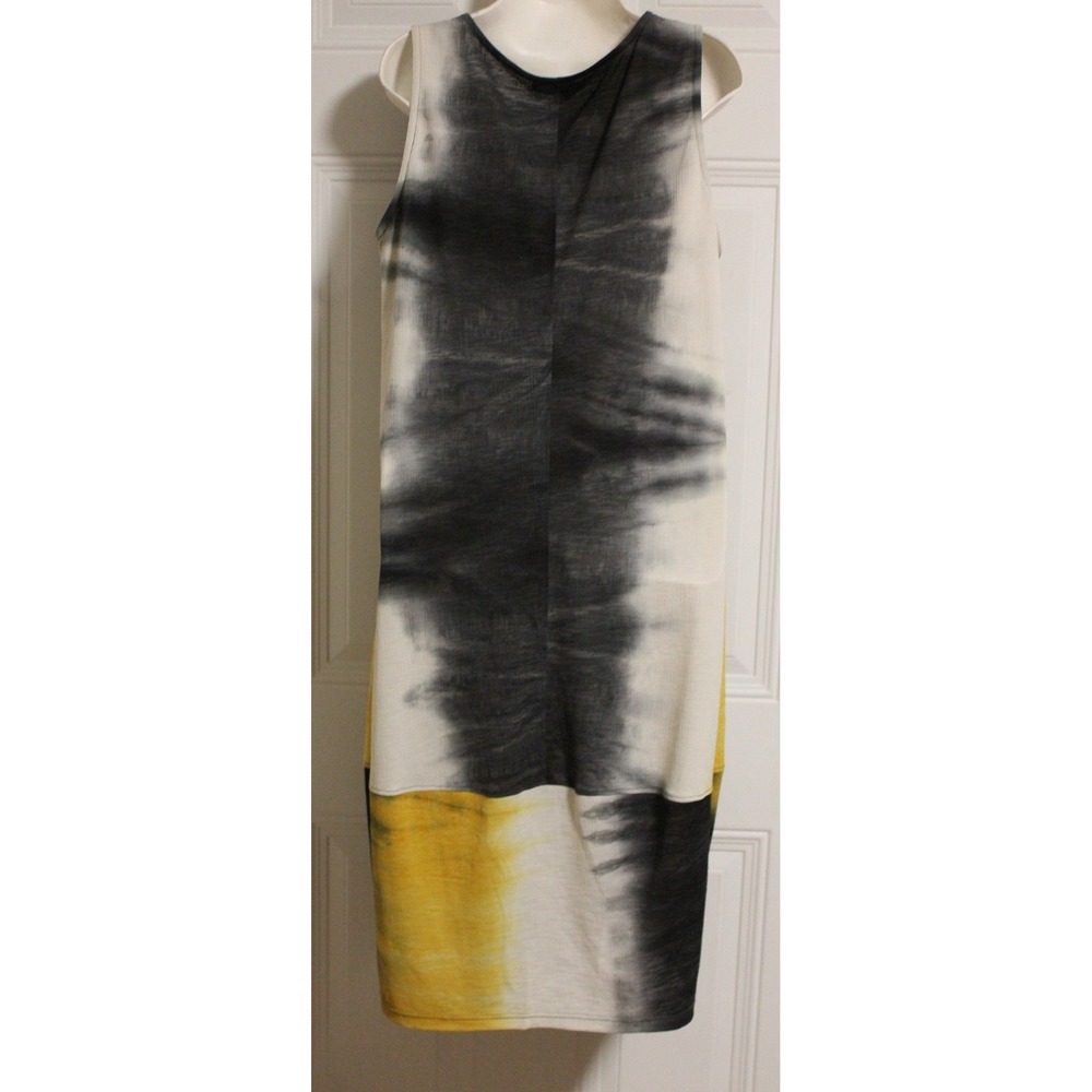 Alembika Tie Dye Sleeveless Swing Dress A-Line Knee Length Size 4 US 12/14 Chic - Picture 2 of 11